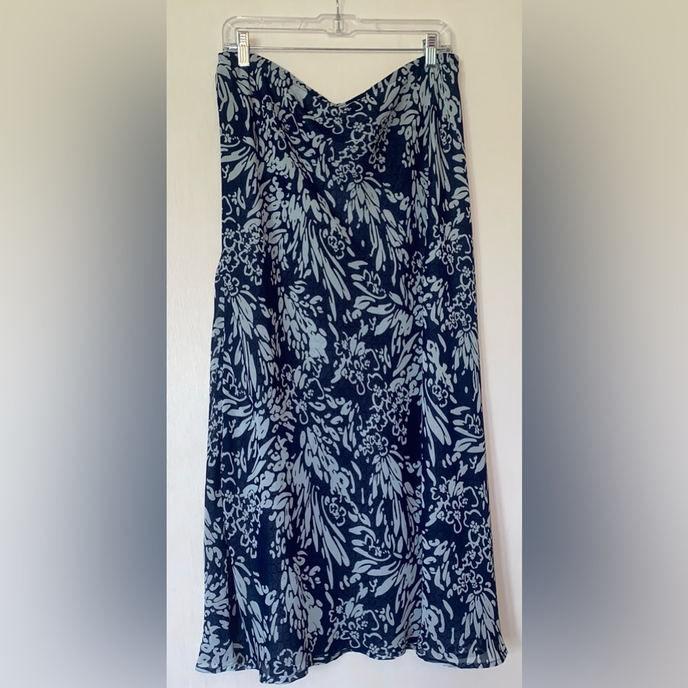 Y2K floral maxi skirt
